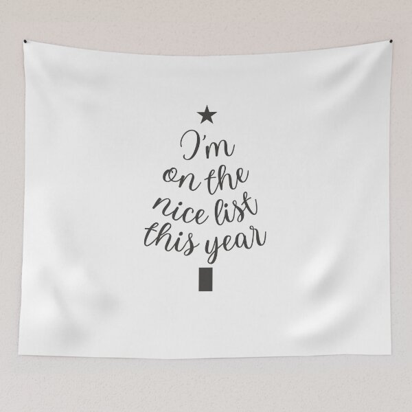Item preview, ı'm on the nice list this year designed and sold by TayyarProduct.