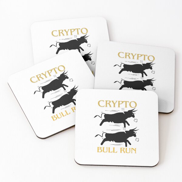 Item preview, Bullrun crypto bull bitcoin designed and sold by GalaxyGraffiti.