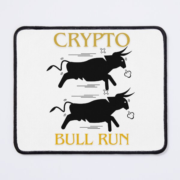 Item preview, Bullrun crypto bull bitcoin designed and sold by GalaxyGraffiti.