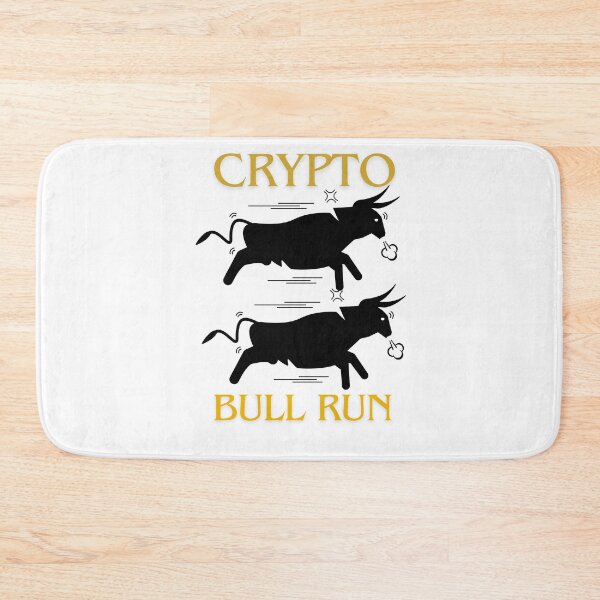 Item preview, Bullrun crypto bull bitcoin designed and sold by GalaxyGraffiti.