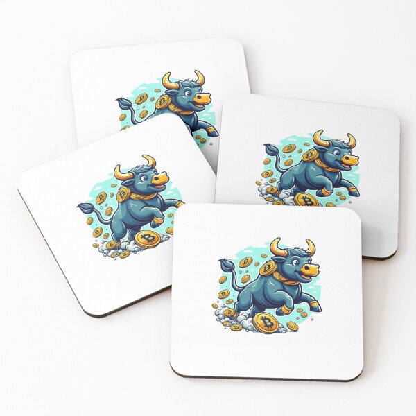 Item preview, Bullrun crypto bull bitcoin designed and sold by GalaxyGraffiti.