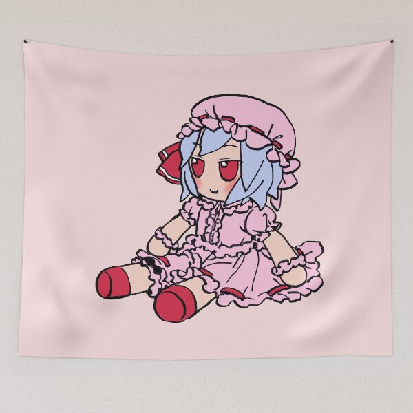 Item preview, I draw mildly cursed long remilia scarlet deka fumo plush / touhou memes  designed and sold by RansRoom.