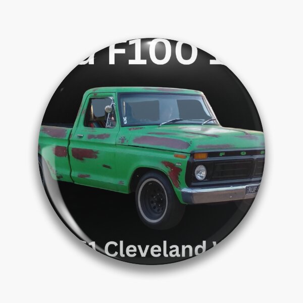 Item preview, Ford F100 1977 V8 White Text designed and sold by car-art-designs.