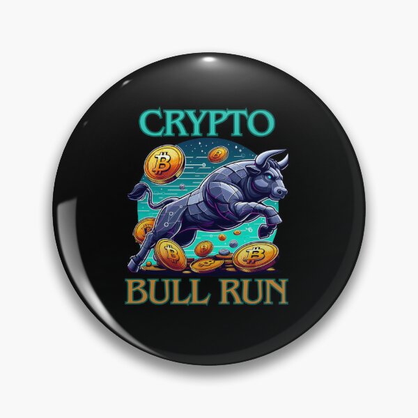 Item preview, Bullrun crypto bull bitcoin designed and sold by GalaxyGraffiti.