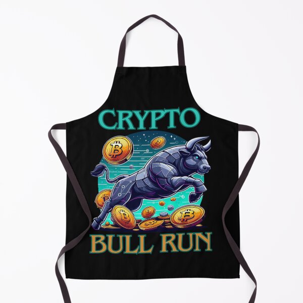 Item preview, Bullrun crypto bull bitcoin designed and sold by GalaxyGraffiti.