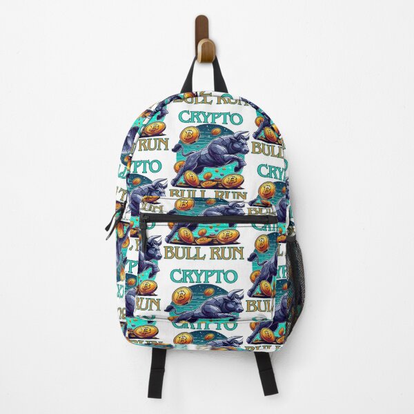 Item preview, Bullrun crypto bull bitcoin designed and sold by GalaxyGraffiti.