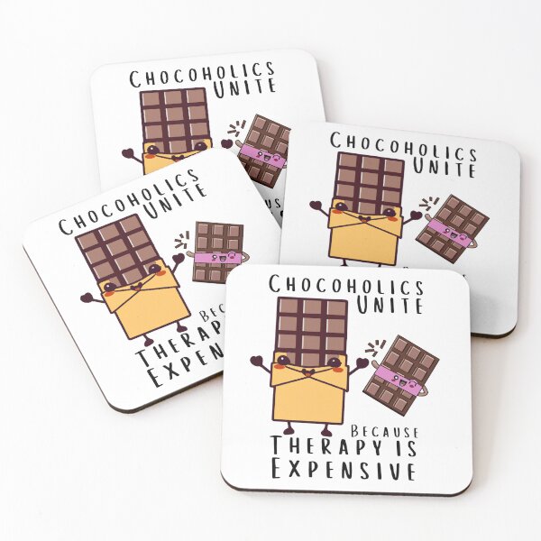 Item preview, Chocoholics unite because therapy is expensive ,funny gift for chocolate lovers designed and sold by Suhy.
