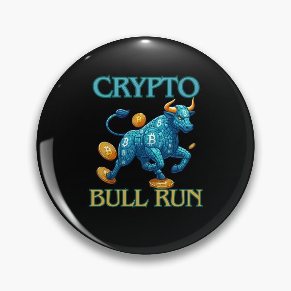Item preview, Bullrun crypto bull bitcoin designed and sold by GalaxyGraffiti.