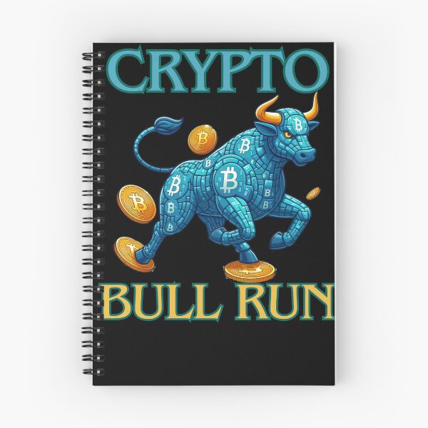 Item preview, Bullrun crypto bull bitcoin designed and sold by GalaxyGraffiti.