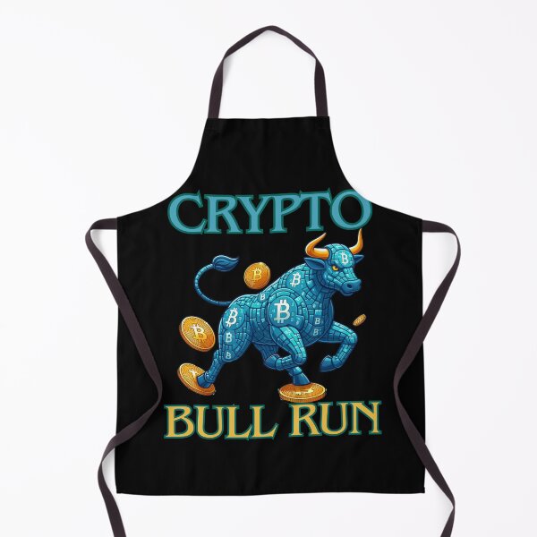 Item preview, Bullrun crypto bull bitcoin designed and sold by GalaxyGraffiti.