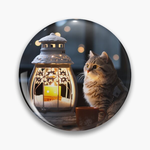 Item preview, Cozy Winter Cozy Cat Grandma Enjoying Tea Earl Grey designed and sold by OliveAndSnow.