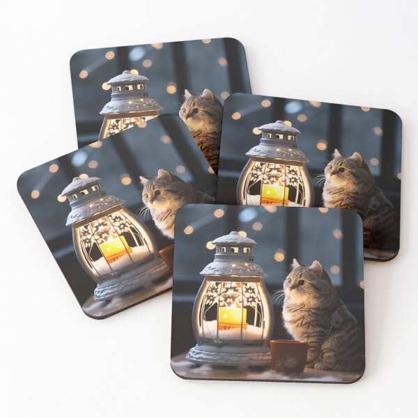 Item preview, Cozy Winter Cozy Cat Grandma Enjoying Tea Earl Grey designed and sold by OliveAndSnow.