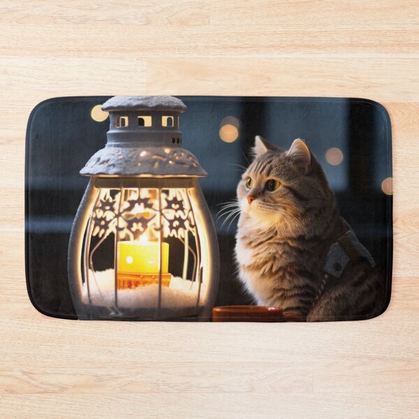 Item preview, Cozy Winter Cozy Cat Grandma Enjoying Tea Earl Grey designed and sold by OliveAndSnow.