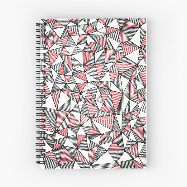 Item preview, Red & black triangles pattern designed and sold by Marta Ambrosetti.