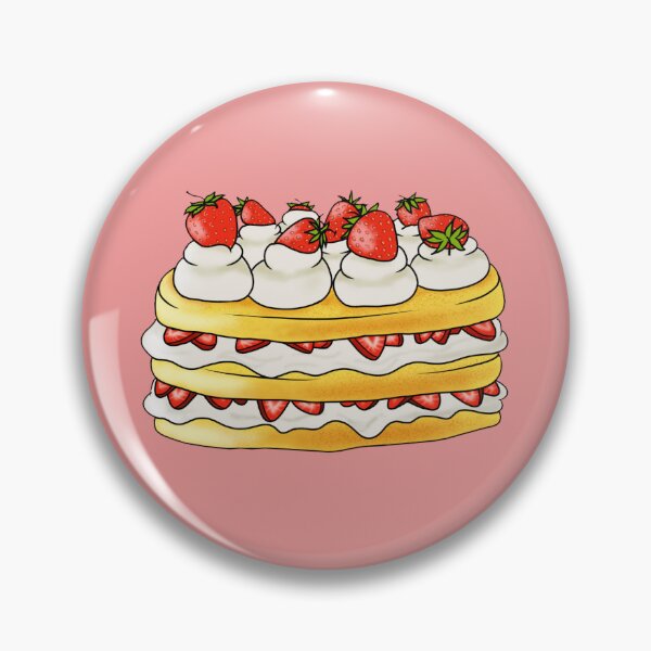 Item preview, Semi-realistic strawberry shortcake designed and sold by Angstrom-art.