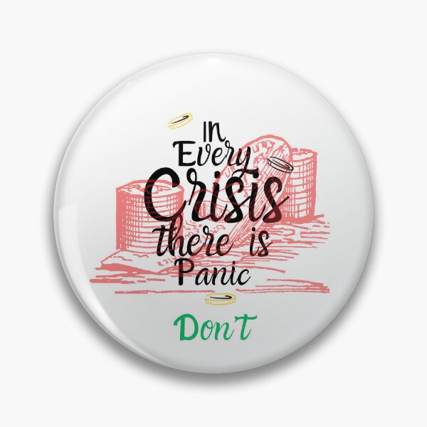 Item preview, Stay Calm in Crisis - Trader's Wisdom designed and sold by LittleSitrius.