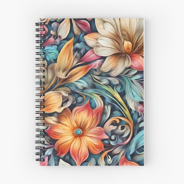 Item preview, Colorful Flower Pattern designed and sold by DigiDreamyArt.