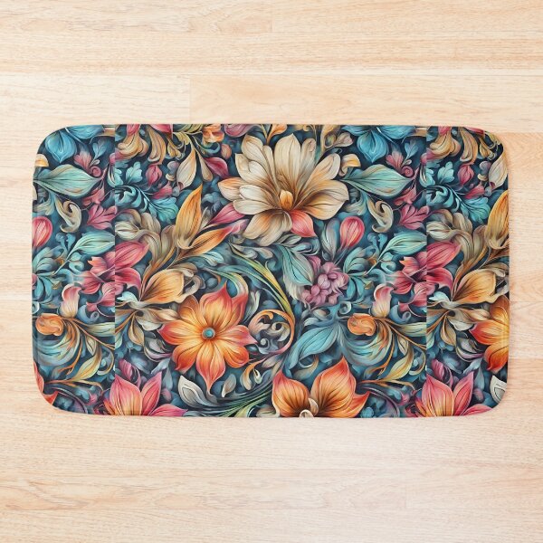 Item preview, Colorful Flower Pattern designed and sold by DigiDreamyArt.