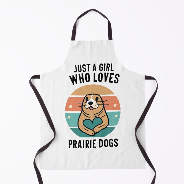 Item preview, Devotion: Just a Girl Who Loves Prairie Dogs /black text/ designed and sold by EmeraldeaArt.