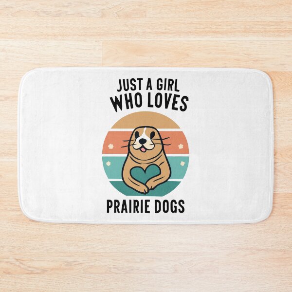 Item preview, Devotion: Just a Girl Who Loves Prairie Dogs /black text/ designed and sold by EmeraldeaArt.