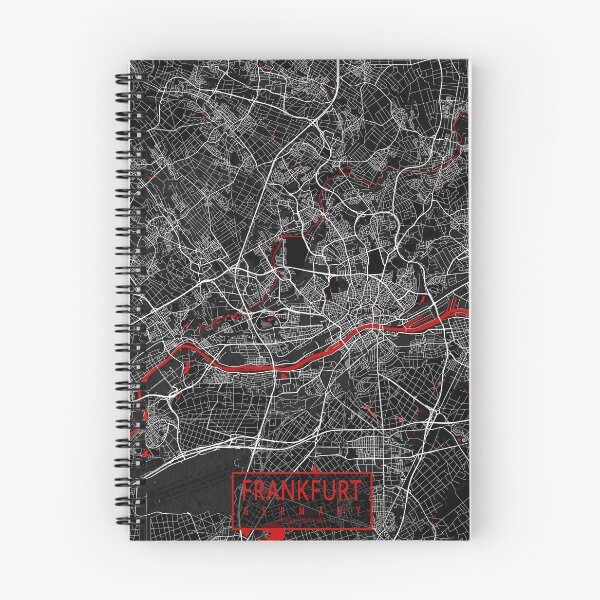 Item preview, Frankfurt City Map of Hesse, Germany - Oriental designed and sold by deMAP.