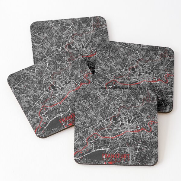 Item preview, Frankfurt City Map of Hesse, Germany - Oriental designed and sold by deMAP.