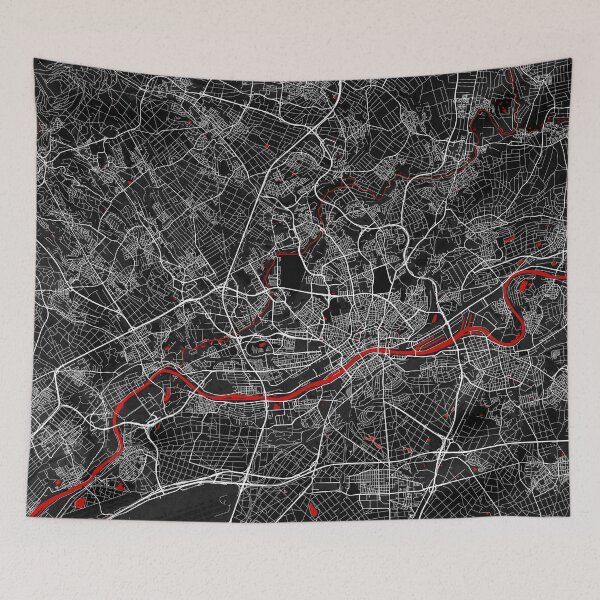 Item preview, Frankfurt City Map of Hesse, Germany - Oriental designed and sold by deMAP.