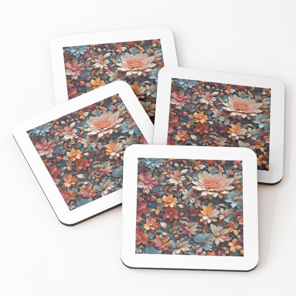 Item preview,  Colorful Flower Pattern designed and sold by DigiDreamyArt.