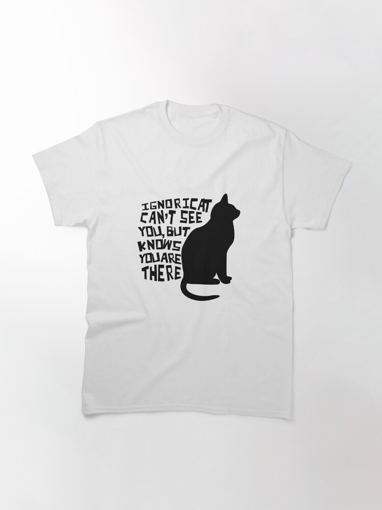 Thumbnail 3 of 7, Classic T-Shirt, Ignoricat designed and sold by brianftang.