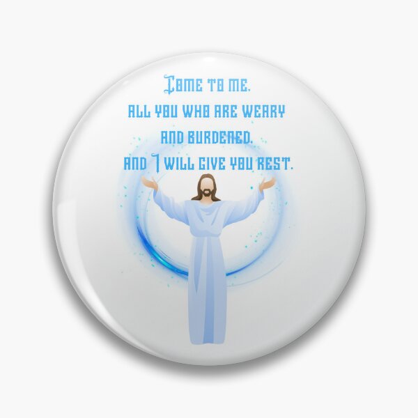 Item preview, Come To Me Jezus Quote Christian sticker designed and sold by NatalieArtiste.
