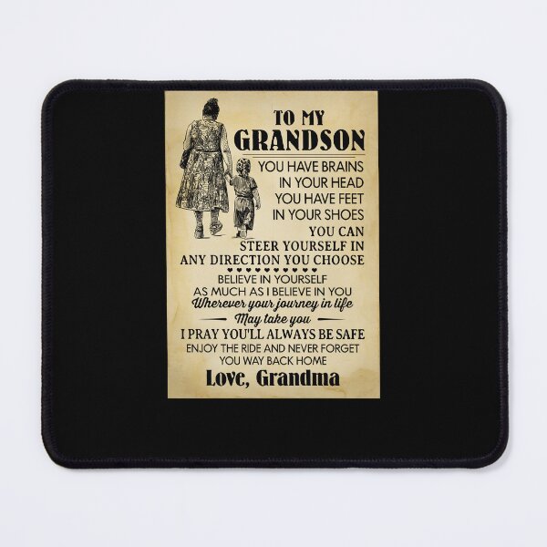 Item preview, To my grandson love grandma designed and sold by SameeraDammeyer.