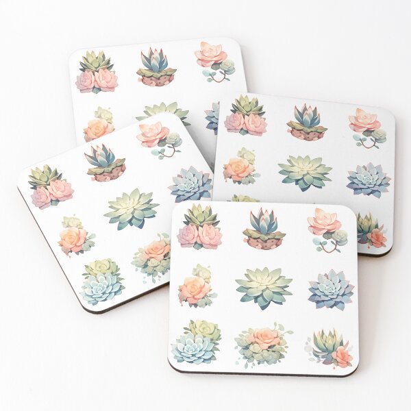 Item preview, Colorful Succulents Sticker designed and sold by BouquetlikeLove.