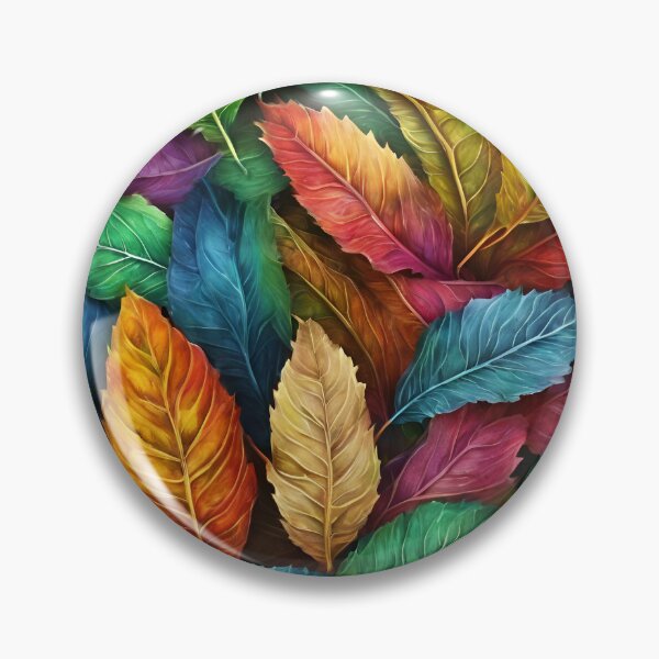Item preview,  Colorful Magical Leaf Pattern designed and sold by DigiDreamyArt.