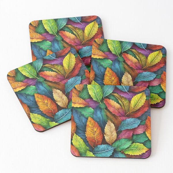 Item preview,  Colorful Magical Leaf Pattern designed and sold by DigiDreamyArt.