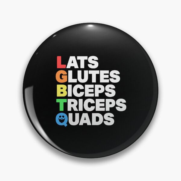 Item preview, Lats Glutes Biceps Triceps Quads Lgbtq designed and sold by maprintee.