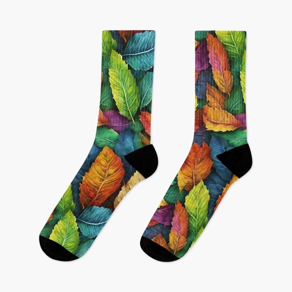 Item preview,  Colorful Magical Leaf Pattern designed and sold by DigiDreamyArt.