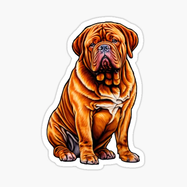 Item preview, Dogue de Bordeaux sitting Silhouette designed and sold by tchilipepper.