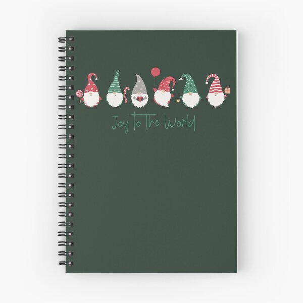 Item preview, Red and Green Fun Gnomes Joy to the World designed and sold by TayyarProduct.