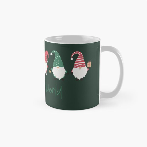 Item preview, Red and Green Fun Gnomes Joy to the World designed and sold by TayyarProduct.