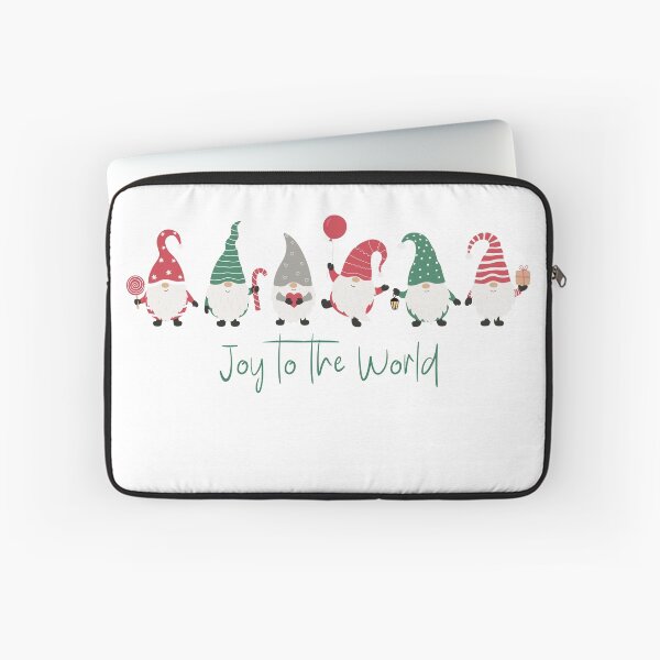 Item preview, Red and Green Fun Gnomes Joy to the World designed and sold by TayyarProduct.