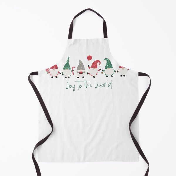 Item preview, Red and Green Fun Gnomes Joy to the World designed and sold by TayyarProduct.