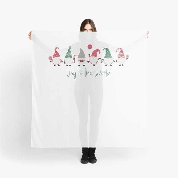 Item preview, Red and Green Fun Gnomes Joy to the World designed and sold by TayyarProduct.