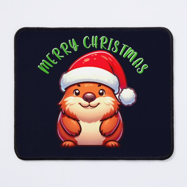 Item preview, Santa Hat Wombat - Christmas Holiday Charm and Festive Fun  designed and sold by madtoyman.
