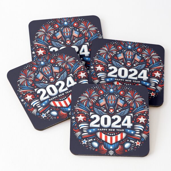 Item preview, God bless the USA in 2024  Happy New Year designed and sold by joelle1724.