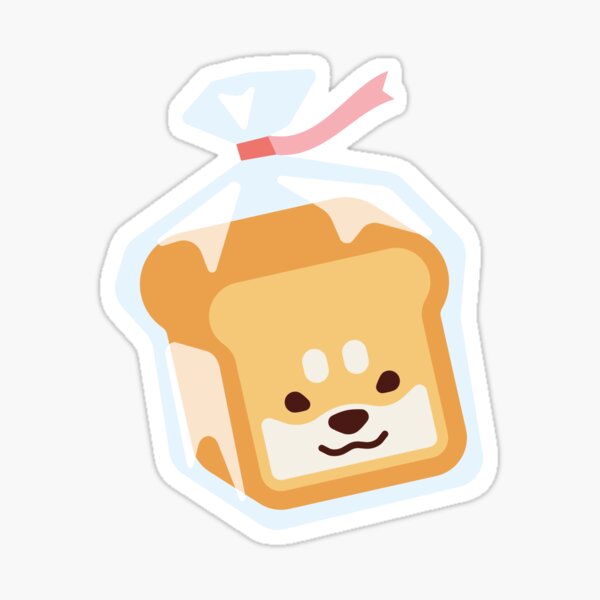 Item preview, Shibettoast the bread Shiba Inu dog designed and sold by MINIMOillu.