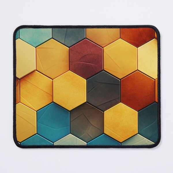 Item preview, colorful hexagon pattern  designed and sold by SkyEditor.