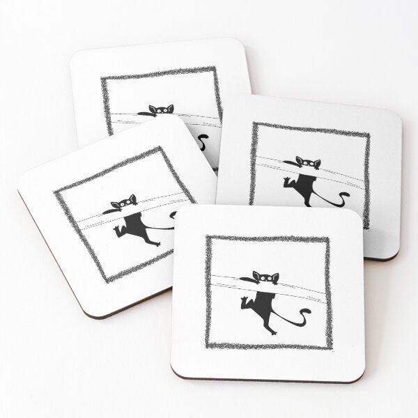 Item preview, Cat hanging from a tree designed and sold by ArtistUC.