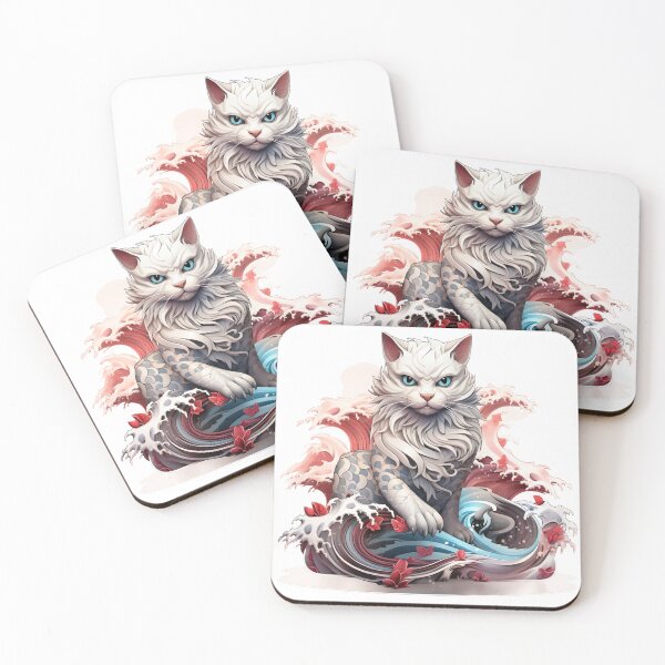 Item preview, The Mythical Cherry Blossom Sea Cat designed and sold by ObjCrea123.