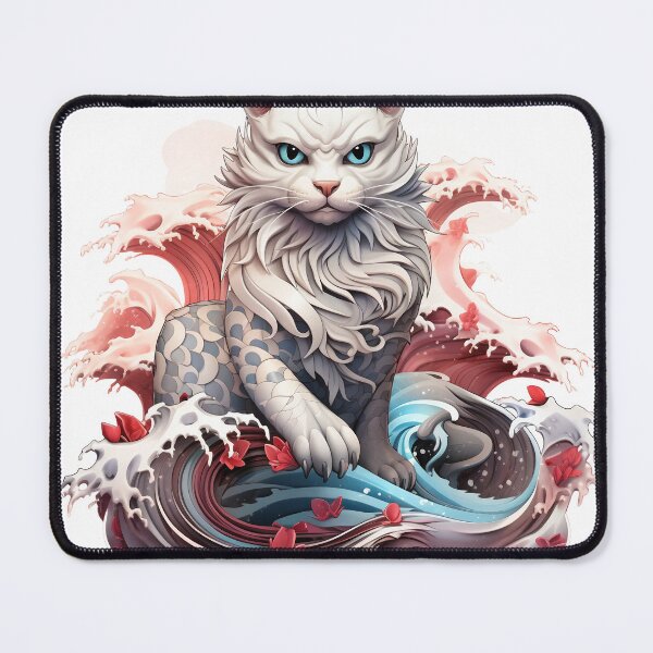 Item preview, The Mythical Cherry Blossom Sea Cat designed and sold by ObjCrea123.