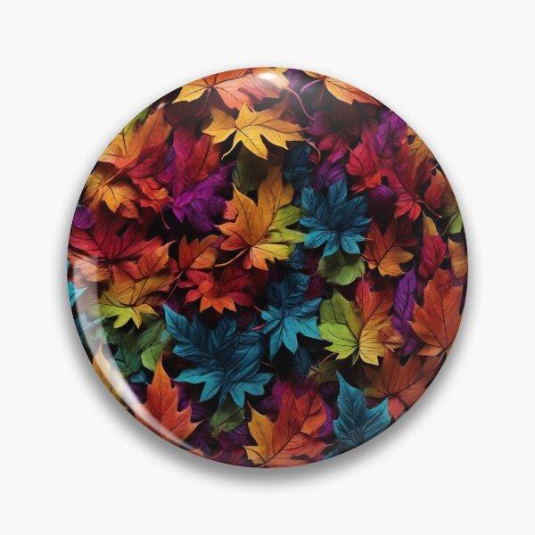 Item preview, Colorful Leaf Pattern designed and sold by DigiDreamyArt.